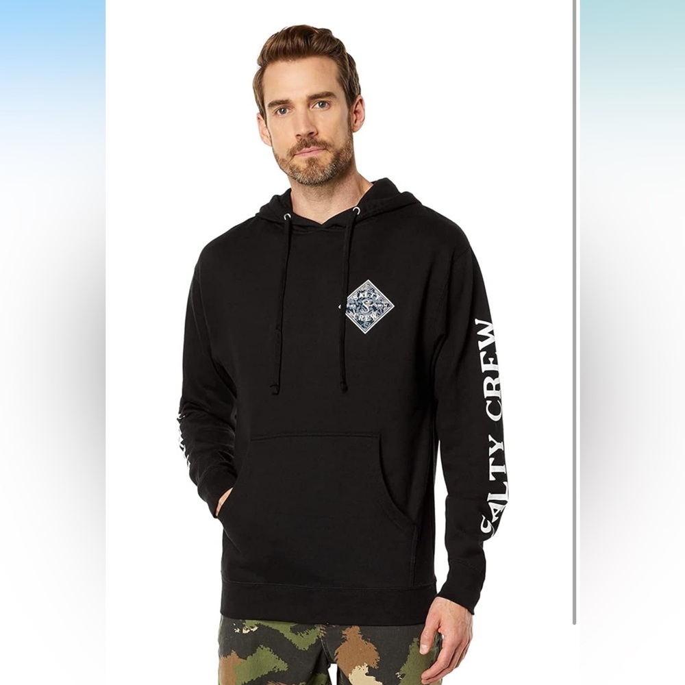 Salty Crew Tippet‎ Tackle Hood Fleece Black XXXL